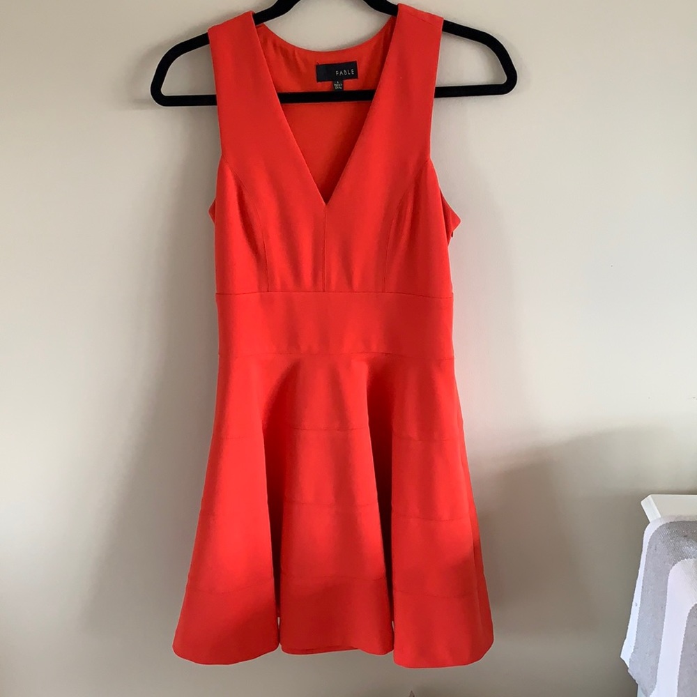 Orange Mini Dress